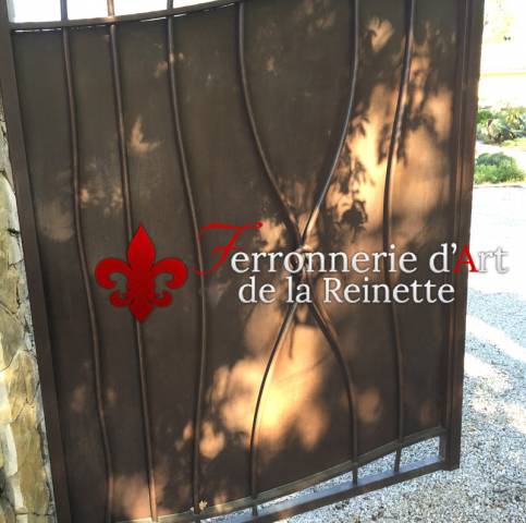 portail en fer forge sur mesure à Aix en Provence Bouches du Rhone 13