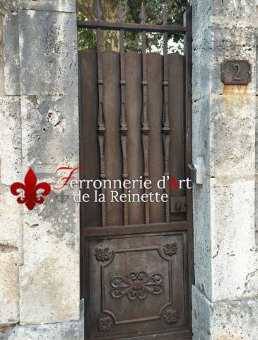 portail porte portillon fer plein ferronnerie Toulon Var 83