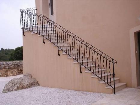 Rampe d'escalier style 